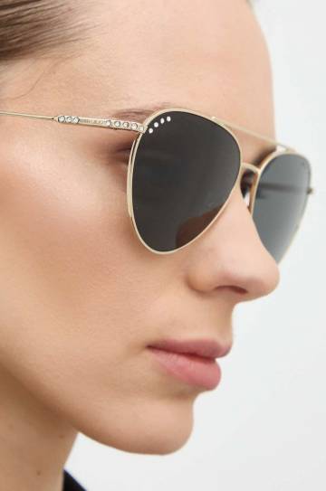 Солнцезащитные очки Jimmy Choo женские цвет чёрный 0JC4002B Солнцезащитные очки Jimmy Choo женские цвет чёрный 0JC4002B
