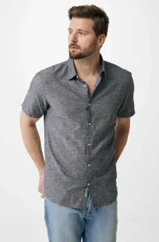 Мужская серая рубашка Серый S Mexx AP1516033M