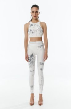 Молочні легінси Душа з моделюючими швами