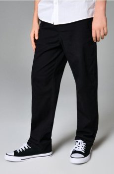 Джинси chino з регулюванням поясом - чорний