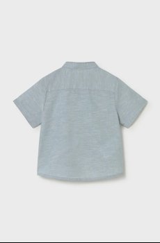 Детская рубашка с примесью льна Mayoral