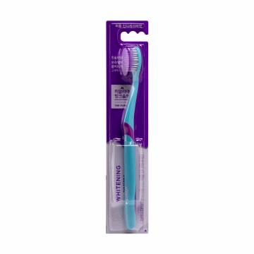 Зубная щетка LG Household & Health Himalaya Pinksalt Whitening The Purple Toothbrush средней жесткости, голубая, 1 шт Зубная щетка LG Household & Health Himalaya Pinksalt Whitening The Purple Toothbrush средней жесткости, голубая, 1 шт