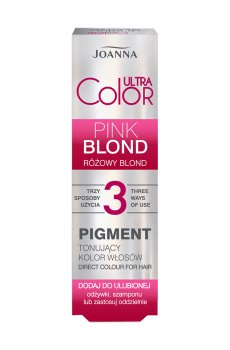 Тонирующий пигмент для волос Joanna Ultra Color Pigment Pink Blond, 100 мл