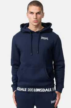 Мужское темно-синее худи CROSSPATRICK Синий S Lonsdale 117471