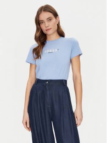 Guess Jeans Футболка W5RI54 J1314 Голубий Regular Fit Guess Jeans Футболка W5RI54 J1314 Голубий Regular Fit