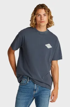 Мужская темно-синяя футболка GRAPHICS TEE EXT Синий M Tommy Jeans DM0DM20806