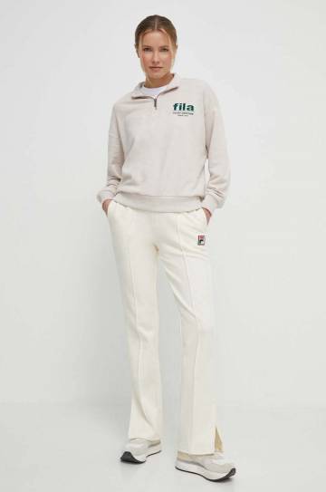 Кофта Fila Lima женская цвет бежевый однотонная FAW0752 Кофта Fila Lima женская цвет бежевый однотонная FAW0752