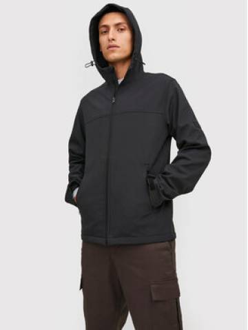 Jack&Jones Куртка softshell Marvin 12212363 Чорний Regular Fit Jack&Jones Куртка softshell Marvin 12212363 Чорний Regular Fit