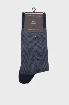 Мужские темно-синие носки (2 пары) NAPPY Синий 39-42 Tommy Hilfiger 701236313