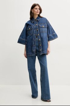 Хлопковая футболка Marella LANGUE