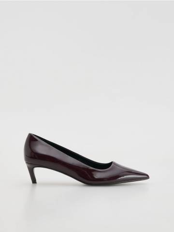 Reserved - Туфлі на підборах kitten - червоне дерево - 232FF-93X Reserved - Туфлі на підборах kitten - червоне дерево - 232FF-93X