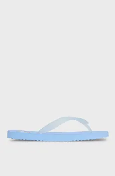 Женские голубые вьетнамки LOGO FLIP FLOP Голубой 37 Tommy Jeans EN0EN02447