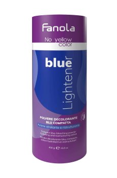 Уценка! Пудра для осветления волос Fanola No Yellow Blue Lightener Powder синяя, 450 г
