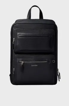 Мужской черный рюкзак RAISED Черный ONESIZE Calvin Klein LV04D3498G