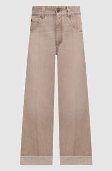 Бежевые джинсы
