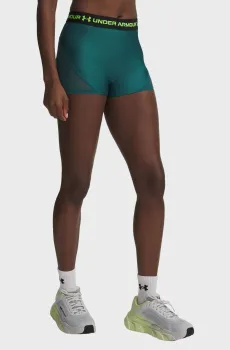 Женские зеленые велосипедки HeatGear Mesh Shorty Зеленый S Under Armour 6011354-338