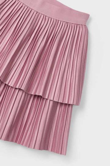 Детская юбка Mayoral цвет красный mini расклешённая 4904 Детская юбка Mayoral цвет красный mini расклешённая 4904