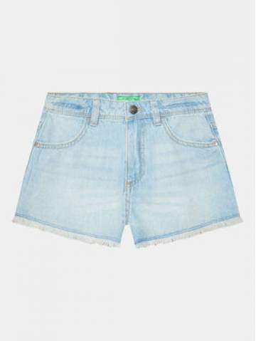 United Colors Of Benetton Шорти з тканини 4DW2C9011 Голубий Regular Fit United Colors Of Benetton Шорти з тканини 4DW2C9011 Голубий Regular Fit