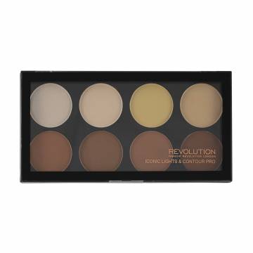 Палетка для контуринга лица Makeup Revolution Iconic Lights & Contour Pro, 13 г Палетка для контуринга лица Makeup Revolution Iconic Lights & Contour Pro, 13 г