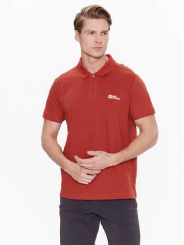 Jack Wolfskin Поло Essential 1809301 Червоний Regular Fit Jack Wolfskin Поло Essential 1809301 Червоний Regular Fit