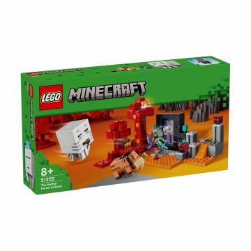 Конструктор LEGO Minecraft Засада возле портала в Нижний мир, 352 детали, от 8 лет (21255) Конструктор LEGO Minecraft Засада возле портала в Нижний мир, 352 детали, от 8 лет (21255)