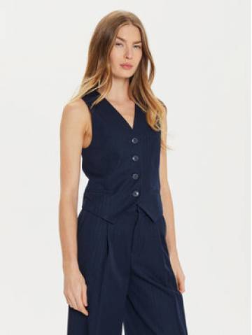 TWINSET Костюмний жилет 242TP2158 Cиній Slim Fit TWINSET Костюмний жилет 242TP2158 Cиній Slim Fit