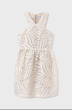 Детское платье с примесью льна Mayoral