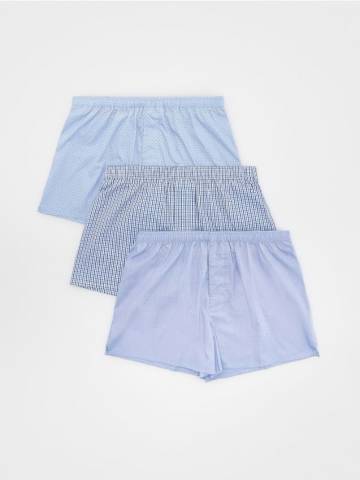 Reserved - Боксери loose, 3 штук - світло-блакитний - 2463Y-50X Reserved - Боксери loose, 3 штук - світло-блакитний - 2463Y-50X