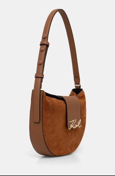 Замшевая сумочка Karl Lagerfeld K/SIGNATURE