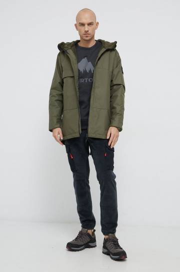 Кофта Burton мужская цвет серый с принтом Кофта Burton мужская цвет серый с принтом