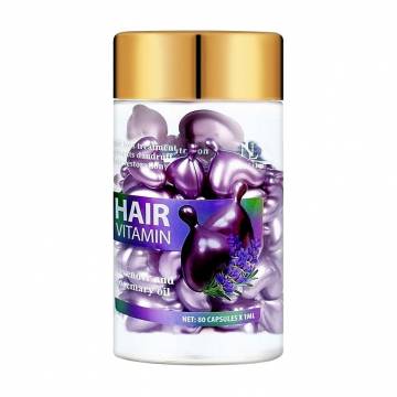 Капсулы LeNika Hair Vitamin против выпадения и для роста волос, с маслами лаванды и розмарина, 40*1 мл
