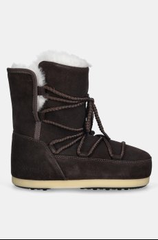 Замшевые сапоги Moon Boot MB EVX BOOT SUEDE / SHEARLING