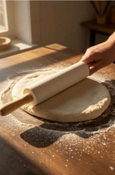 Скалка - кремовий