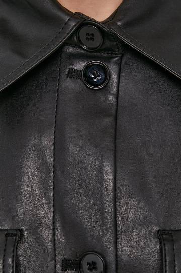 Рубашка Drykorn женская цвет чёрный relaxed классический воротник Рубашка Drykorn женская цвет чёрный relaxed классический воротник