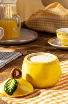 Цукорниця - жовтий