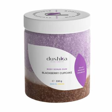Скраб-жвачка для тела Dushka Blackberry Cupcake Body Scrub-Gum, 330 г Скраб-жвачка для тела Dushka Blackberry Cupcake Body Scrub-Gum, 330 г