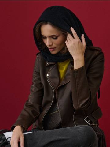 Шийна хустка - чорний