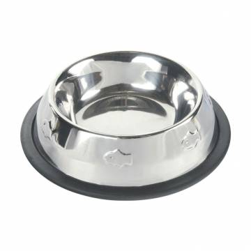Миска для кошек Trixie металлическая, на резиновой основе, с рыбками, 15 см, 200 мл (24870) Миска для кошек Trixie металлическая, на резиновой основе, с рыбками, 15 см, 200 мл (24870)
