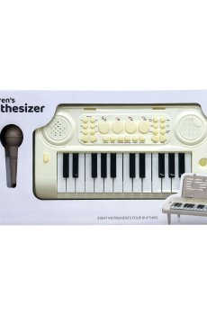 Детская музыкальная игрушка YG Toys Синтезатор, на батарейках, с микрофоном, от 3 лет (6656A)
