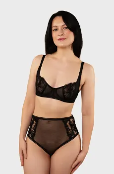 Женский черный бюстгальтер Черный 70E brabrabra SLZ25801005
