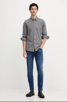 Хлопковая рубашка BOSS Orange Myjersey_M