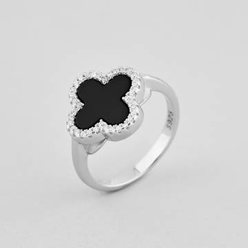 Серебряное кольцо Minimal 9510340ч-16 16 Серебряное кольцо Minimal 9510340ч-16 16