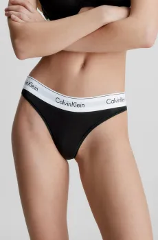 Женские черные трусики Черный M Calvin Klein 0000F3786E