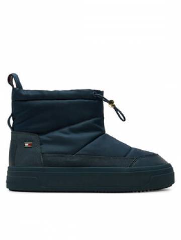 Tommy Hilfiger Снігоходи Flag Nylon Mini Snowboot FW0FW08334 Cиній Tommy Hilfiger Снігоходи Flag Nylon Mini Snowboot FW0FW08334 Cиній