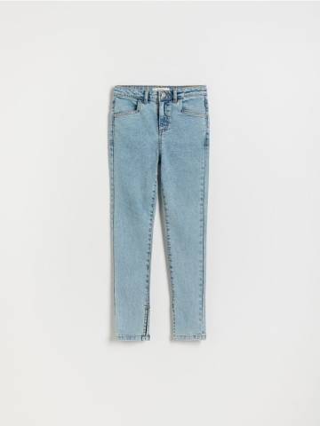 Reserved - Джинси slim high waist - синій - 519AW-55J