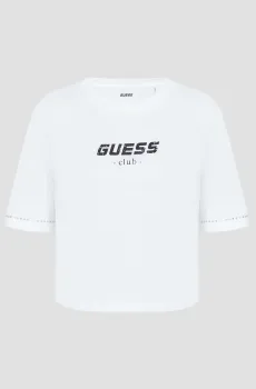 Женская белая футболка Белый XS Guess V4GI11.JA914;G011