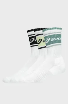Белые носки (3 пары) ASICS LOGO CREW SOCK Белый 39-42 Asics 3033B879-961
