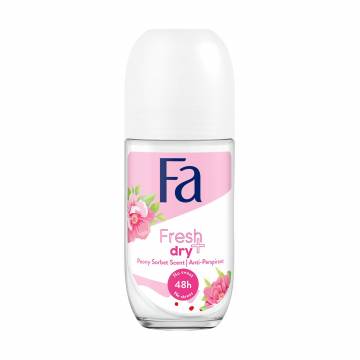 Шариковый антиперспирант женский Fa Fresh&Dry 48h с ароматом пиона сорбет, 50 мл Шариковый антиперспирант женский Fa Fresh&Dry 48h с ароматом пиона сорбет, 50 мл