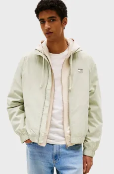 Мужская мятная куртка Ментоловый L Tommy Jeans DM0DM21929