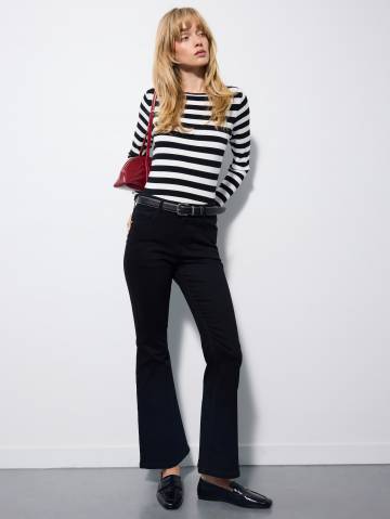 Mohito - Смугастий светр - кремовий - M